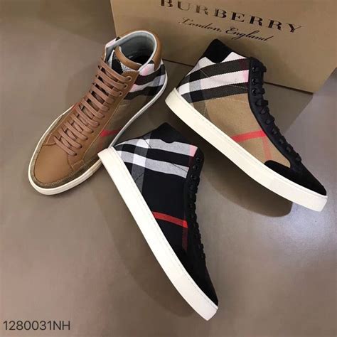 burberry man shoe|burberry shoes men high top.